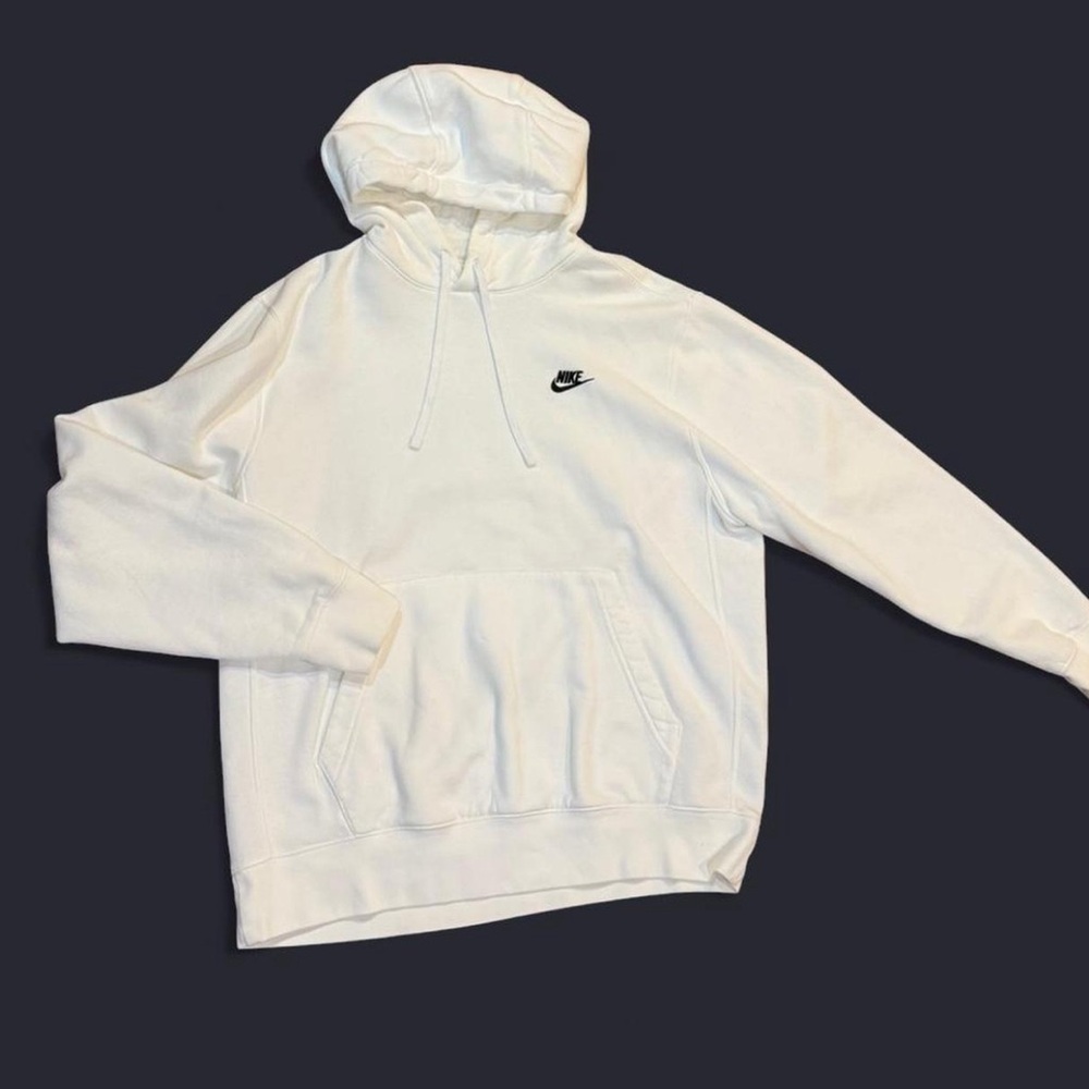 Nike Men's Classic White Hoodie